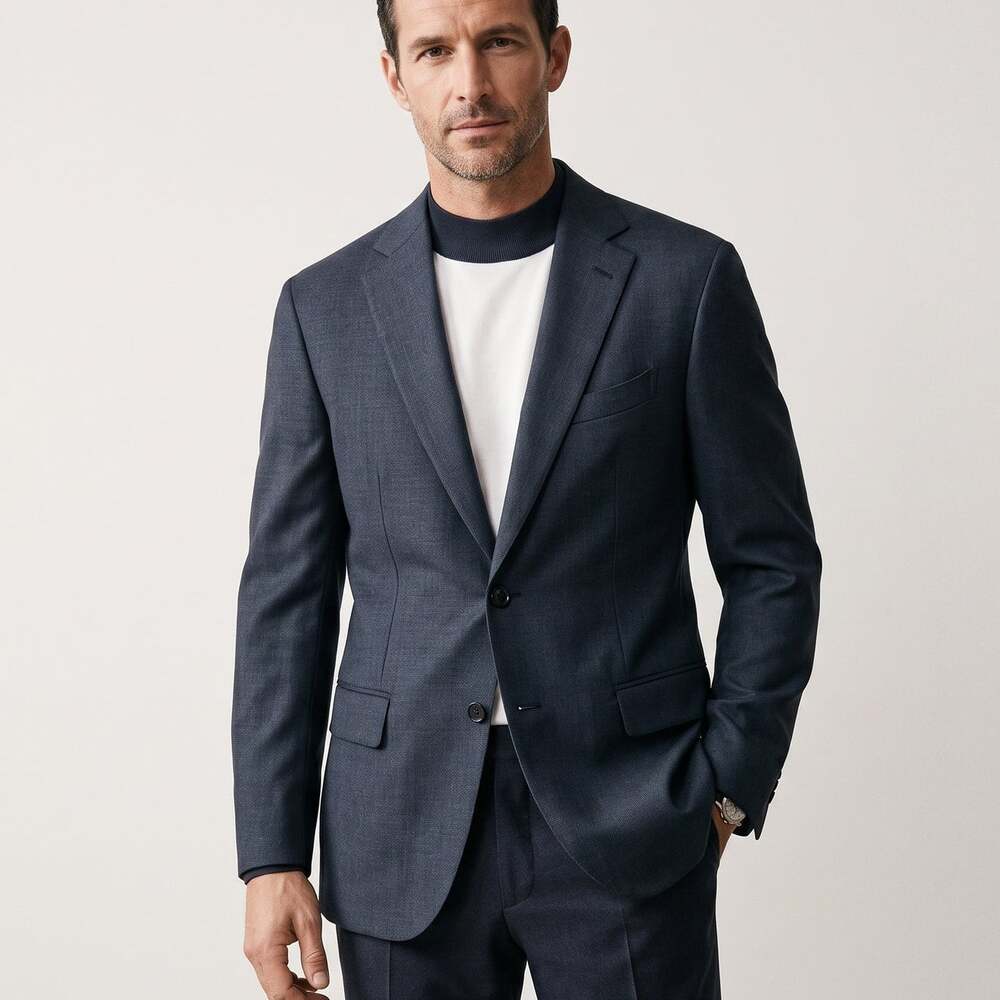 Ermenegildo Zegna All Season Twill Wool Blazer Suit jacket 54R IT